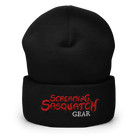 Screaming Sasquatch Beanie Black