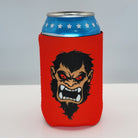 Screaming Sasquatch Can Cooler Sleeve Mascot