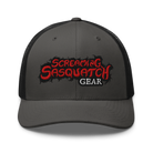 Screaming Sasquatch Hat Charcoal and Black Front