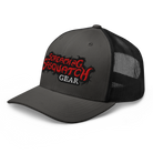 Screaming Sasquatch Hat Charcoal and Black Side