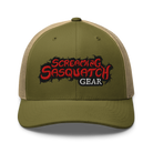 Screaming Sasquatch Hat Moss and Khaki Front