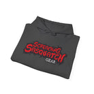 Screaming Sasquatch Hoodie Logo Dark Grey Folded
