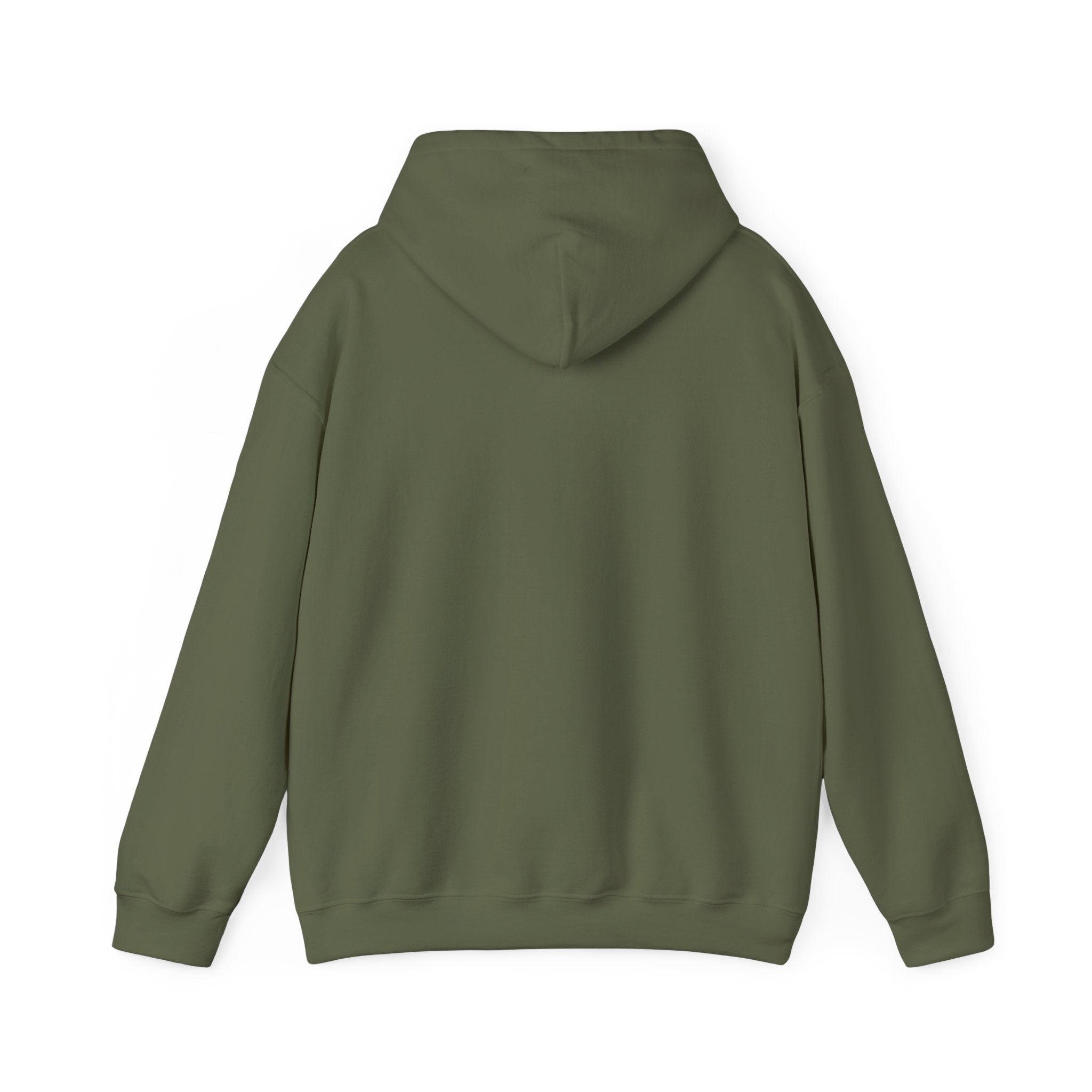 Screaming Sasquatch Hoodie Logo Olive Back2