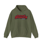 Screaming Sasquatch Hoodie Logo Olive Front