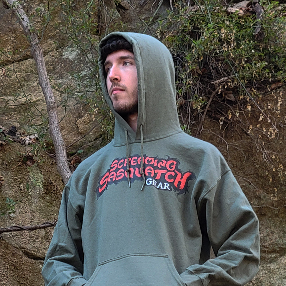 Screaming Sasquatch Hoodie Spotlight