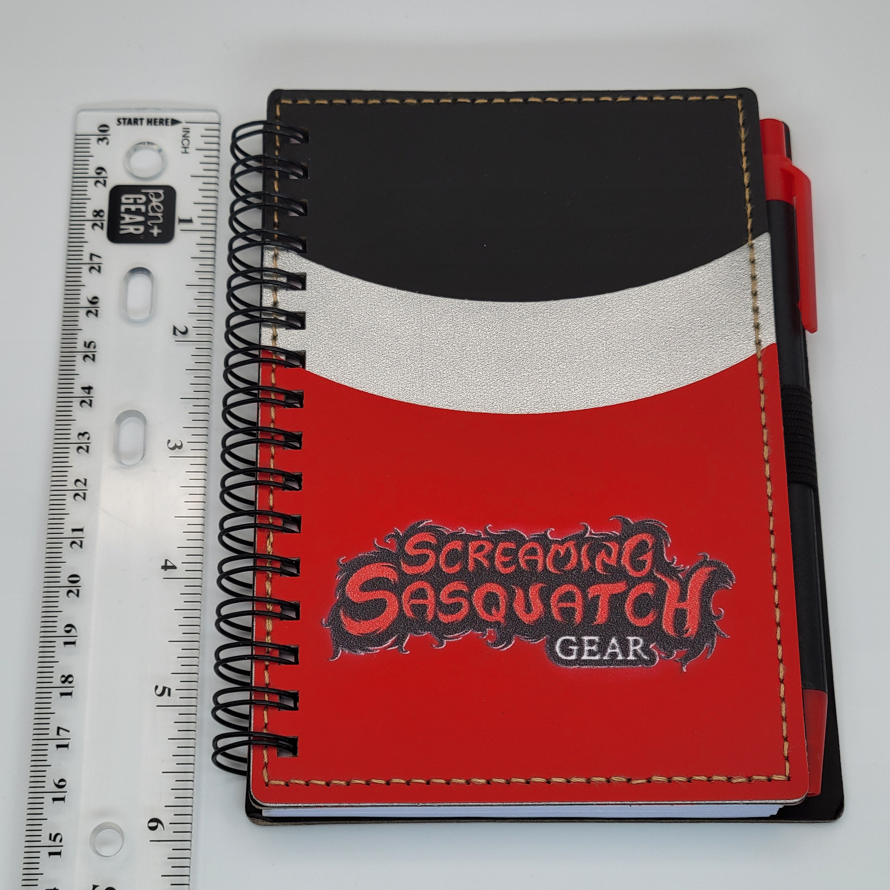 Screaming Sasquatch Journal w Ruler