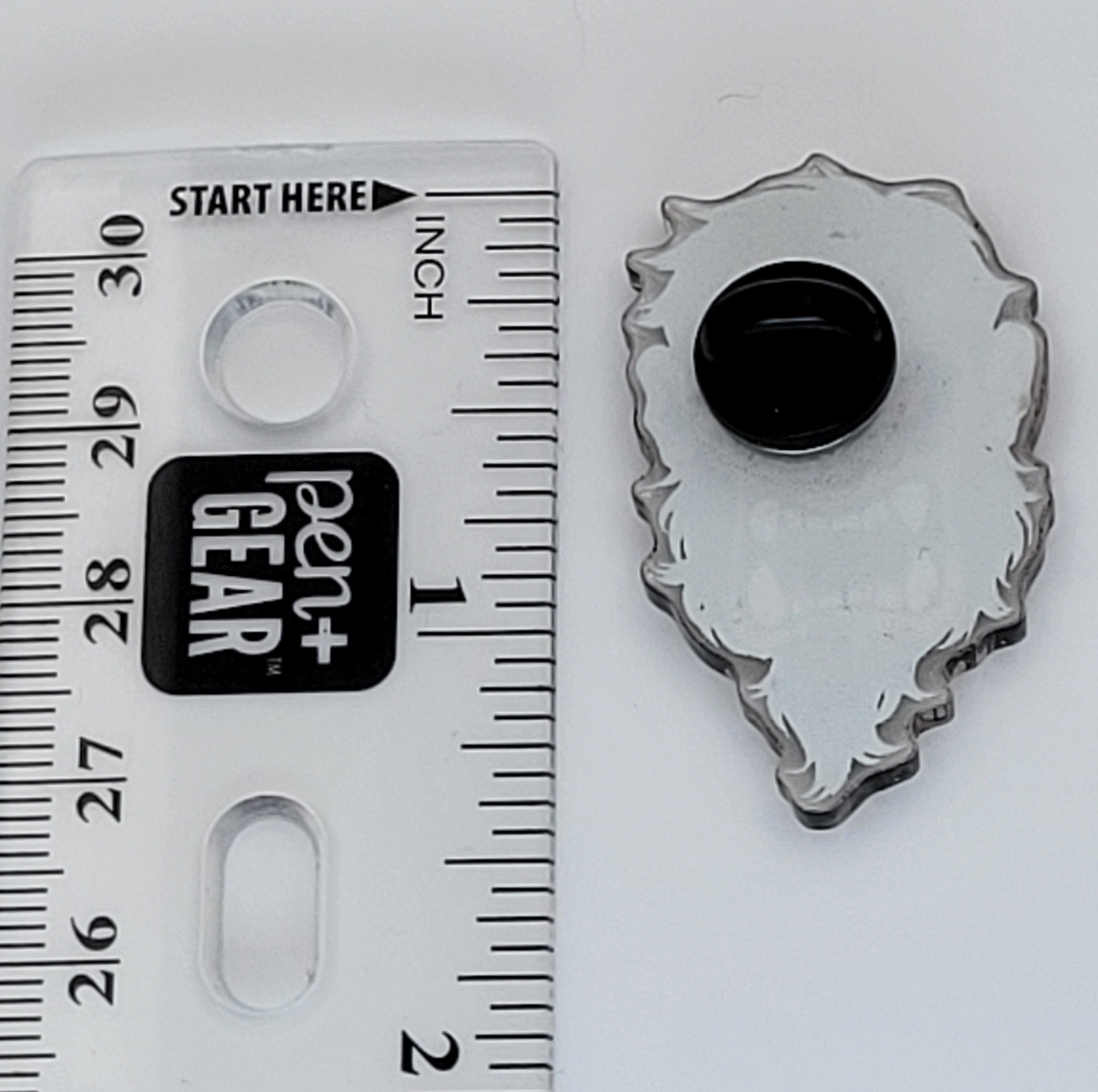 Screaming Sasquatch Mascot Pin Back