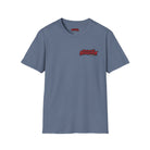 Screaming Sasquatch T-Shirt Loud Proud Blue Front