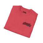 Screaming Sasquatch T-Shirt Loud Proud Red Folded