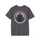 Screaming Sasquatch T-Shirt Mountain Noise Gray Back