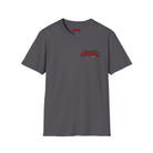 Screaming Sasquatch T-Shirt Mountain Noise Gray Front