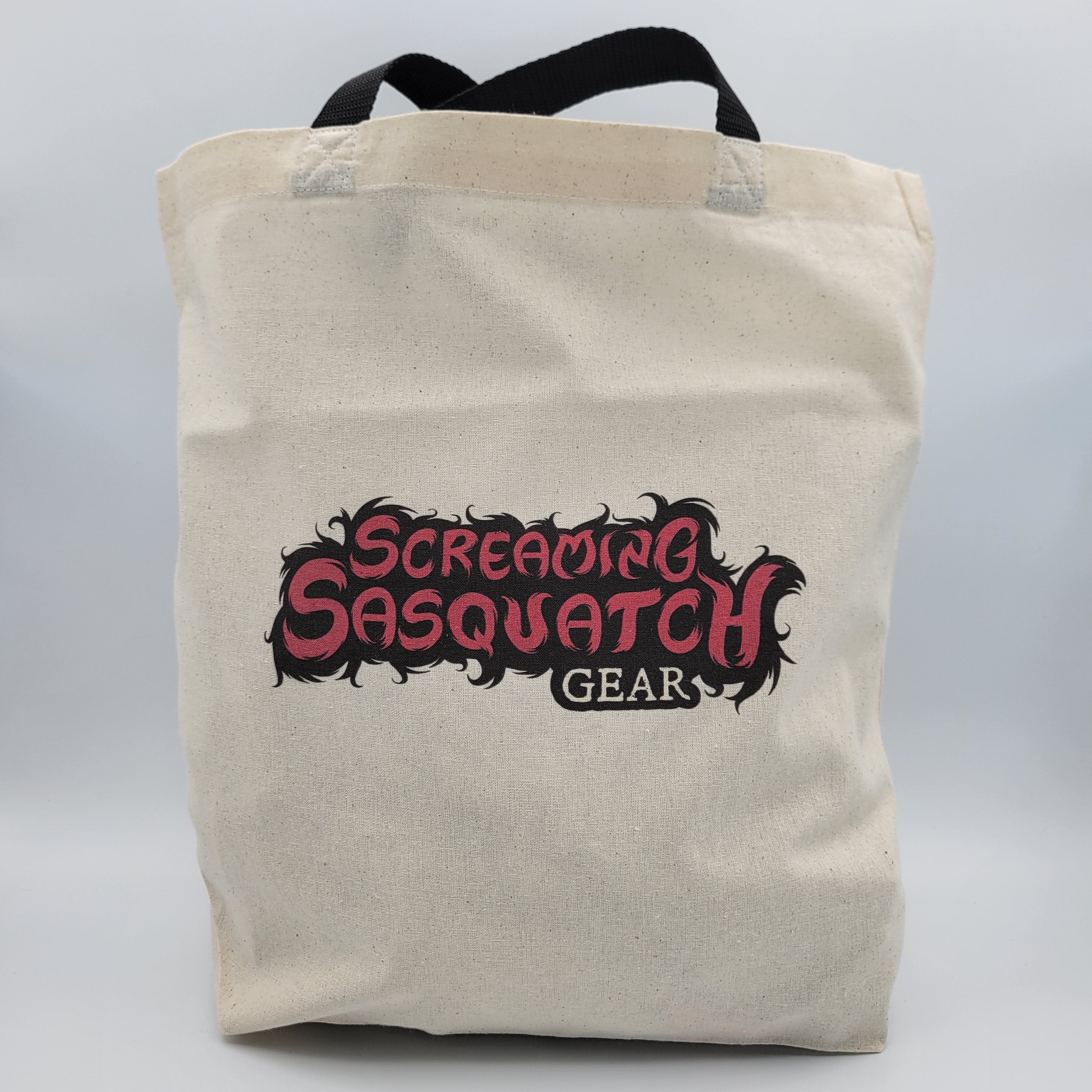 Screaming Sasquatch Tote Full