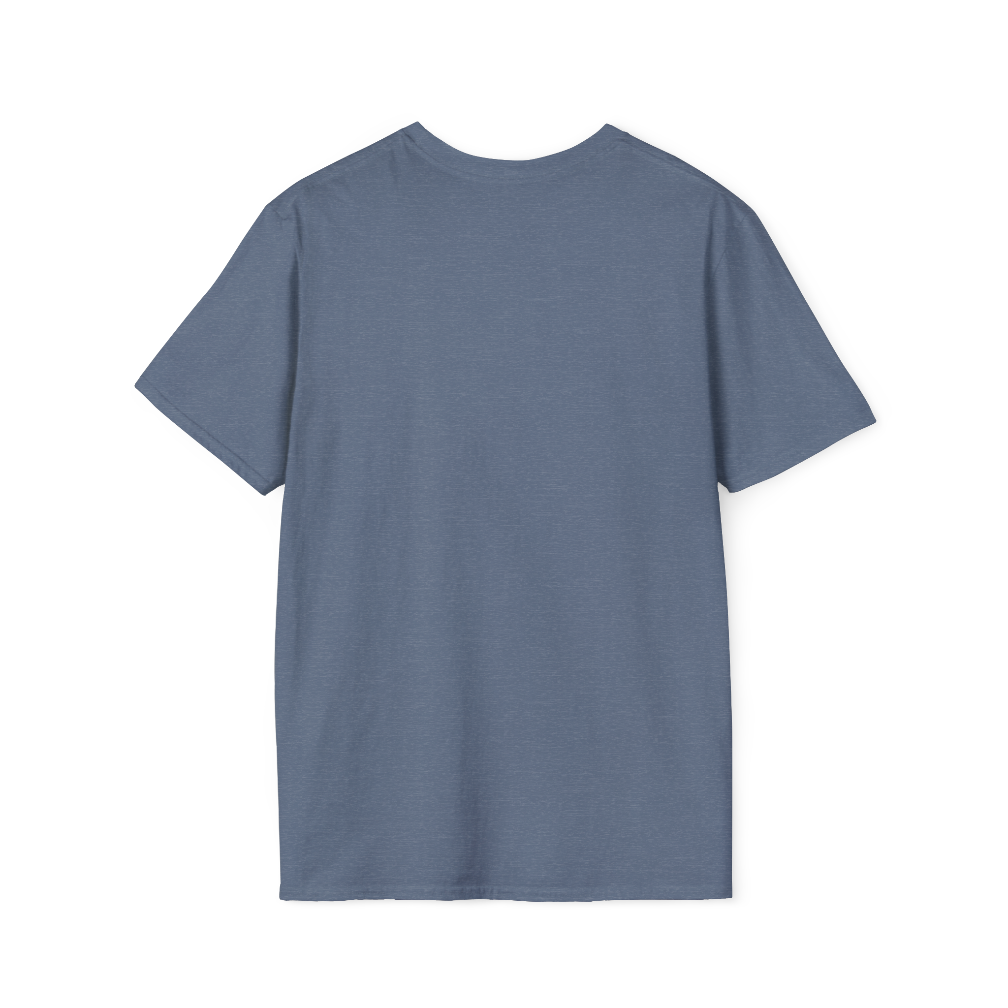 Screaming Sasquatch T-Shirt Freedom Heather Indigo Back